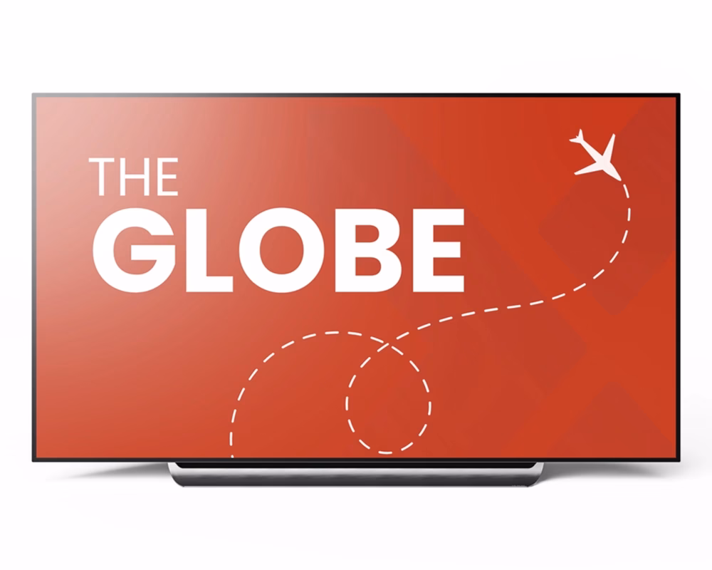 ALTx Collective digital advertisement promoting global travel services